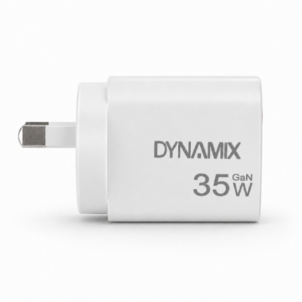 Picture of 35W 5V/3A GaN PD Wall Charger Dual USB-C & USB-A Ports