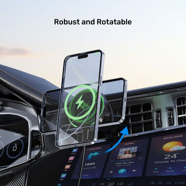 Picture of Qi2 Magnetic Wireless Car Charger