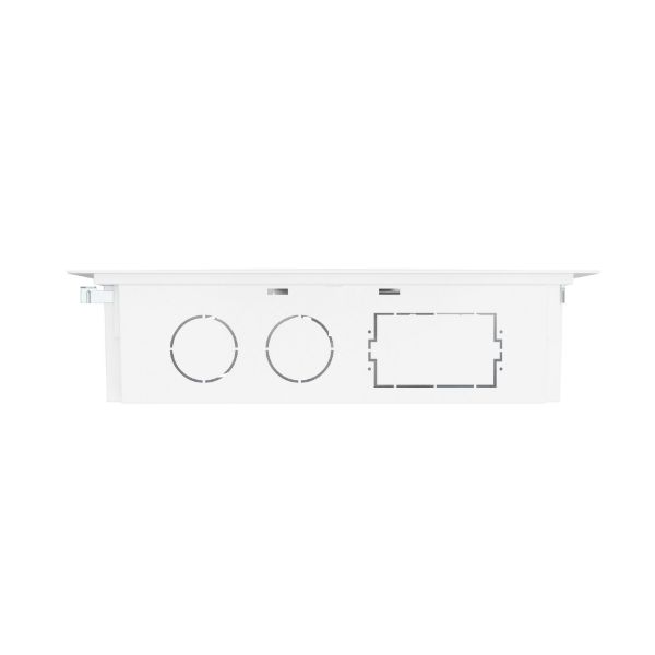 Picture of Recessed Entertainment Box with Lid 400x278x100mm 10kg Weight Cap, White