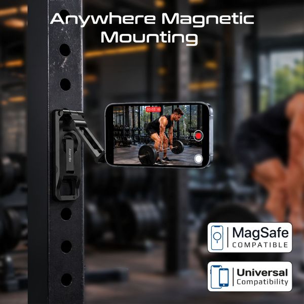 Picture of Versatile Magnetic Smartphone Mount & Stand. 360 Rotation Arm, Ring Plate Included