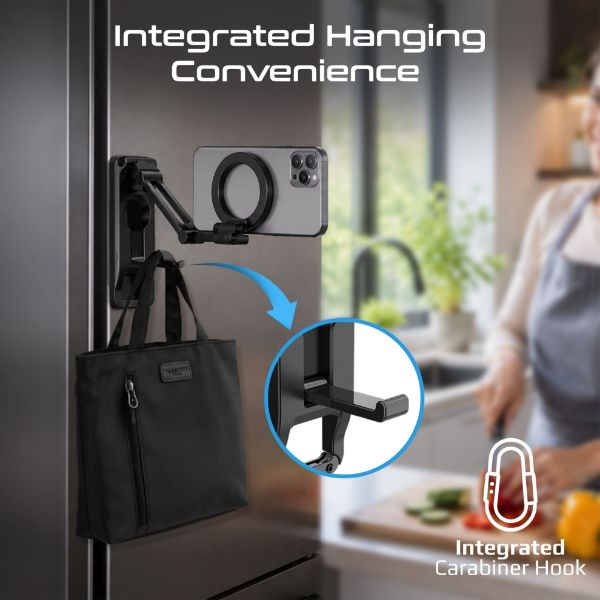 Picture of Versatile Magnetic Smartphone Mount & Stand. 360 Rotation Arm, Ring Plate Included