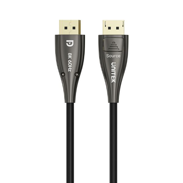Picture of 15M Ultrapro DisplayPort Active Optical Cable. Up to 8K@60Hz & 4K@120Hz.