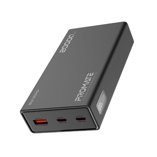 Picture of 20000mAh Super Slim Smart Charging Power Bank 35W Dual USB-C & 1x 22.5W USB-A QC 3.0