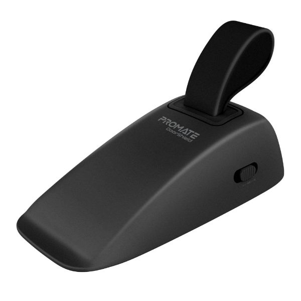 Picture of Hi-Sensitivity Portable Door Stopper Alarm with Instant Trigger. Black