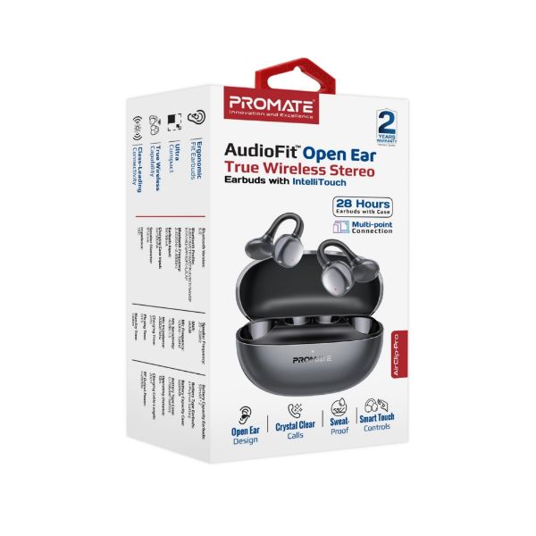 Picture of Audiofit Open Ear Clip on TWS Earbud / IntelliTouch Smart Touch Controls