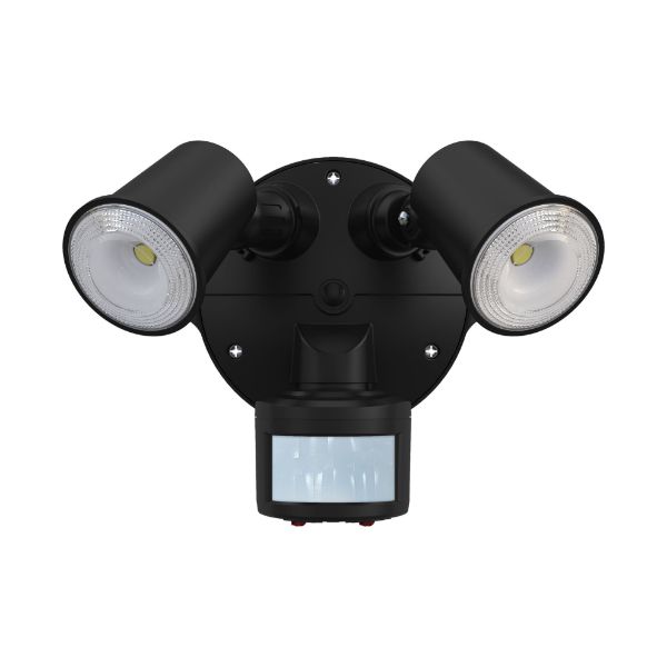 Picture of Twin 10W LED 5 CCT Sensor Spotlight Black Color