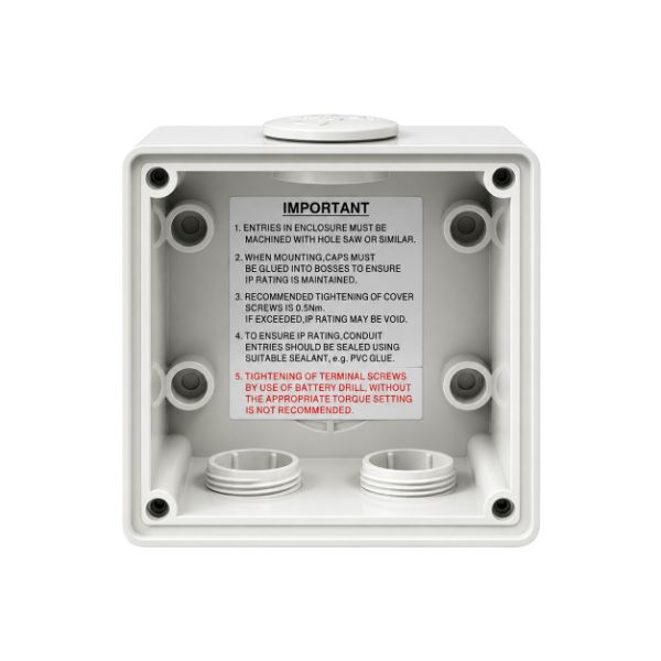 Picture of Weatherproof Socket 3 Pin 32A Round IP66 Stainless Steel Cover Fastening