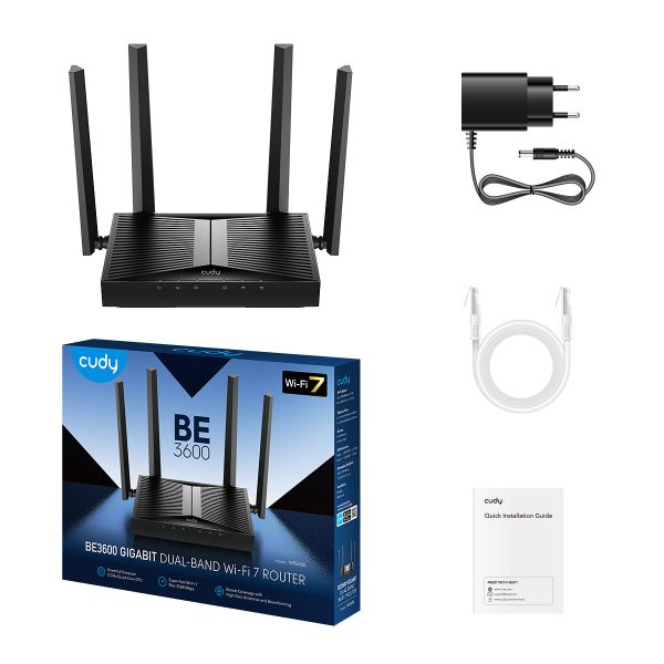 Picture of BE3600 Gig Dual Band Wi-Fi 7 Router Bundle with BONUS RE3000 Range Extender FREE