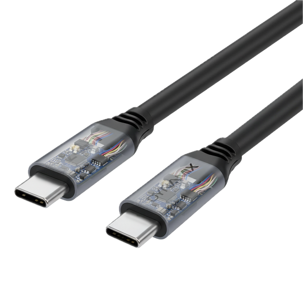 DYNAMIX Premium USB-C cable internal electronics