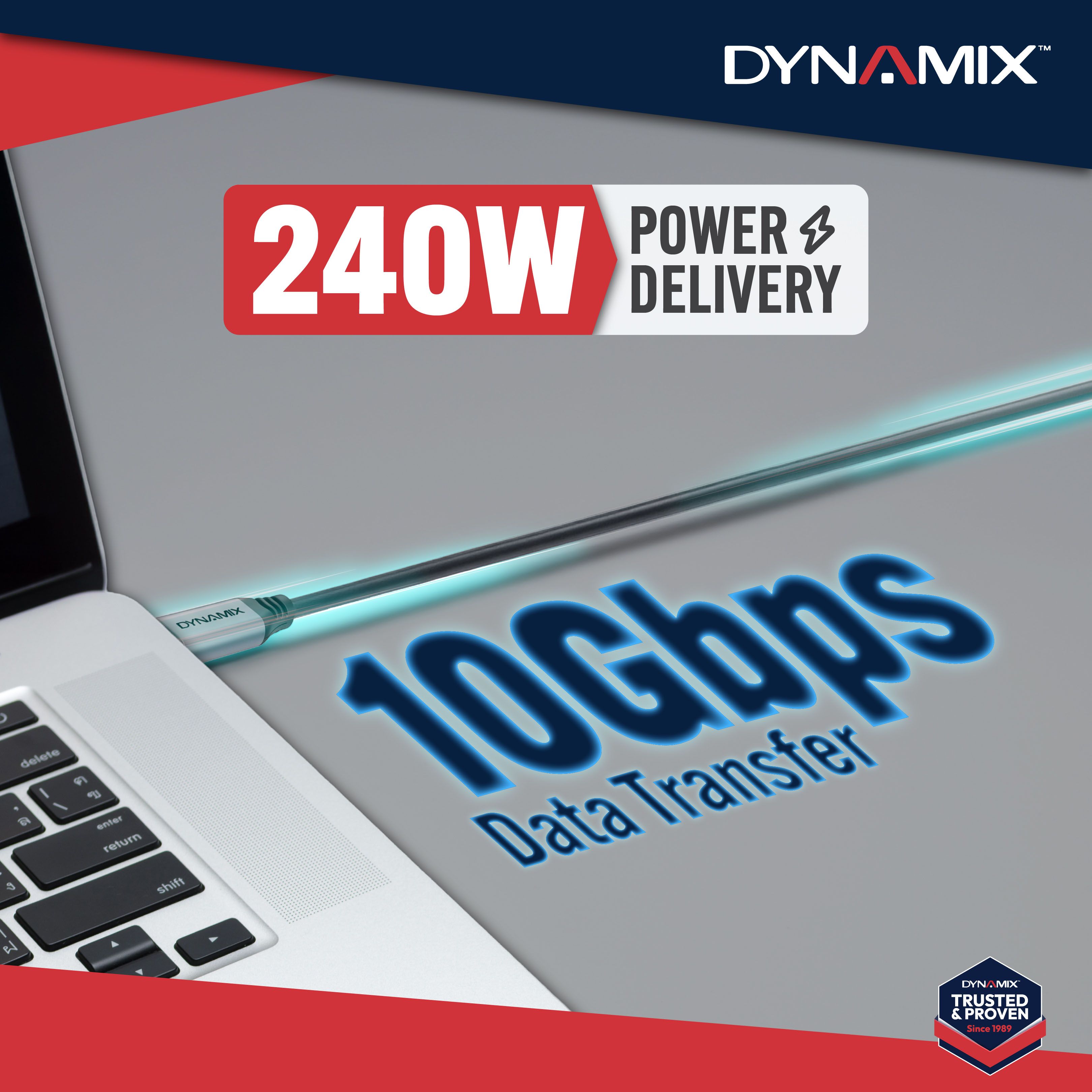 DYNAMIX 240W Power Delivery and 10Gbps