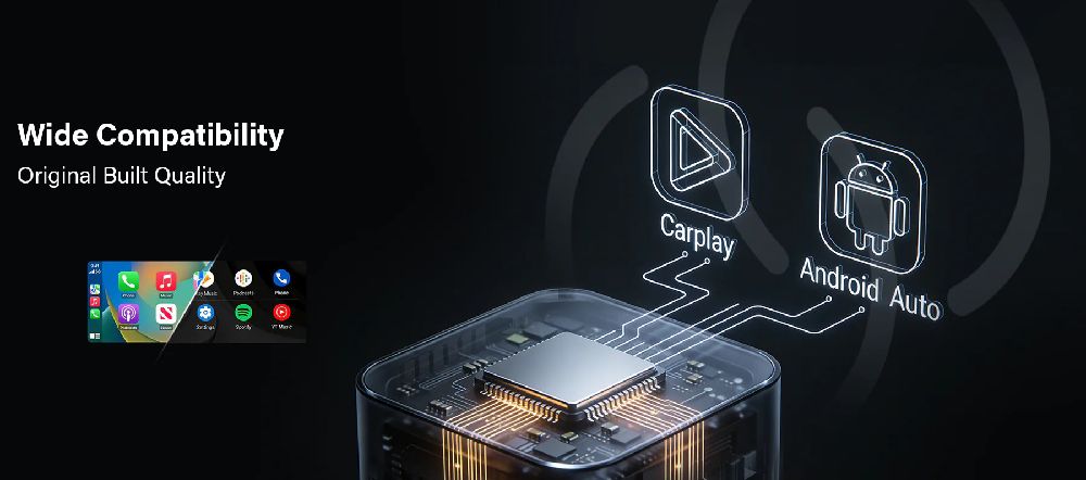 Original built-in wired CarPlay and Android Auto