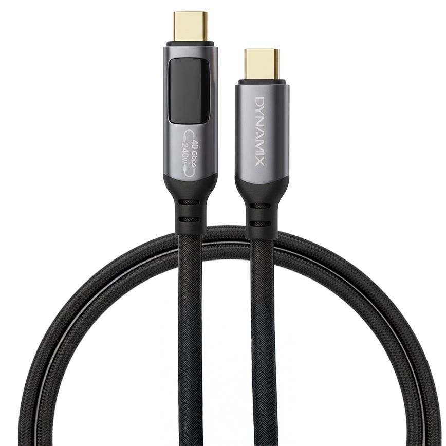 DYNAMIX 1m Premium USB4 USB-C Cable